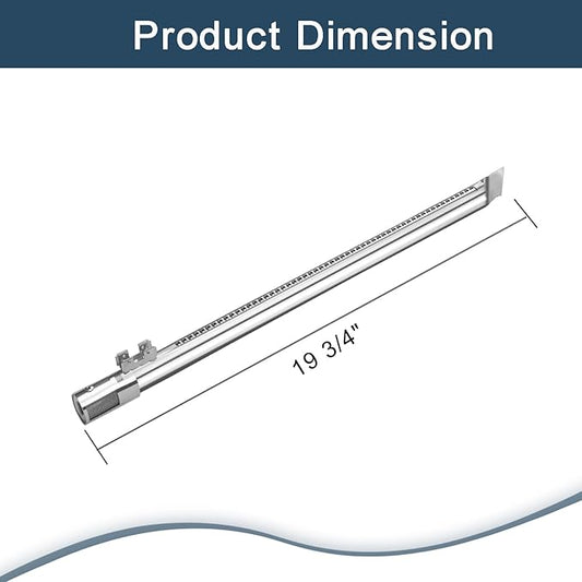 Flavorizer Bars,Heat Deflectors and Grill Burner for Weber Genesis II E-410, S-410, LX E-440, S-440 (Porcelain Steel, 66030 * 7+ES/410 * 4+66790 * 4)