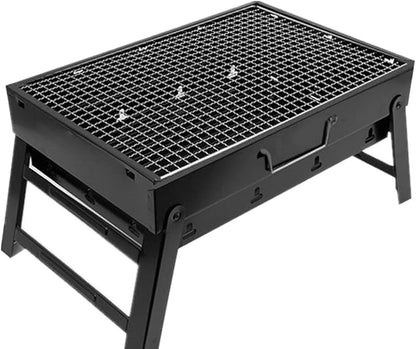BBQ Grill Portable Barbecue Grill Portable Charcoal Fire Pit Barbecue Smoke-Free BBQ Desk Tabletop for Home Camping