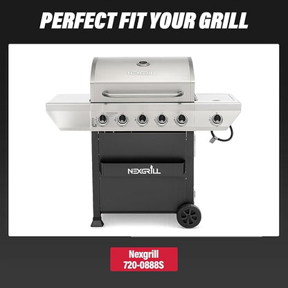 Utheer Warming Rack Replacement for Nexgrill 720-0888S 6 Burner Gas Grill, 25.7" x 7.2" Stainless Steel Top Warming Rack Replacement for Nexgrill 6 Burner Grill