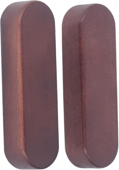 Uxsiya Anti Scald Detachable Wooden Assist Handle Holder, Strong Pan Handle Grips for Korean BBQ Grill Pan