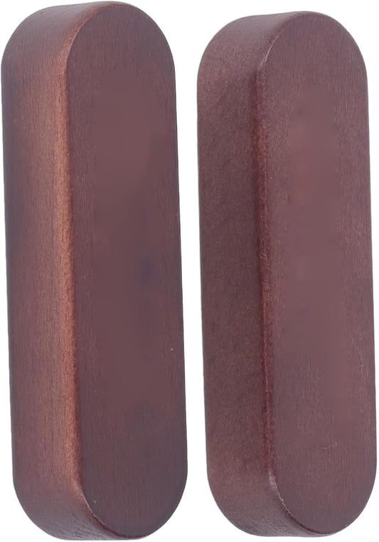 Uxsiya Anti Scald Detachable Wooden Assist Handle Holder, Strong Pan Handle Grips for Korean BBQ Grill Pan