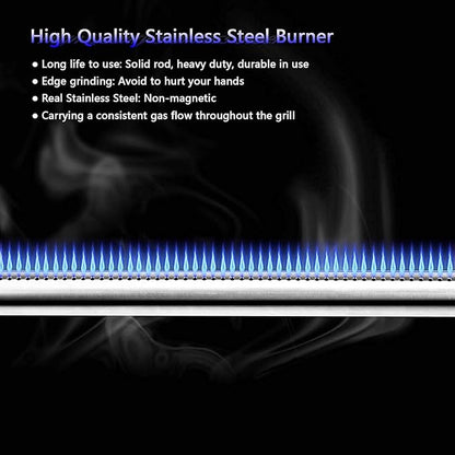 Grill Parts for Weber Spirit E310, 69787 Burner Tube Kit & 7636 Weber Spirit 300 Flavorizer Bars with Igniter, Stainless Steel Weber Spirit II Grill Parts for Spirit 300 Series E-310 E-320 E-330