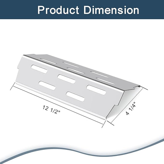 Heat Deflectors for Weber Genesis II E-410, S-410, LX E-440, S-440 (304 Stainless Steel, ES/410 * 4)