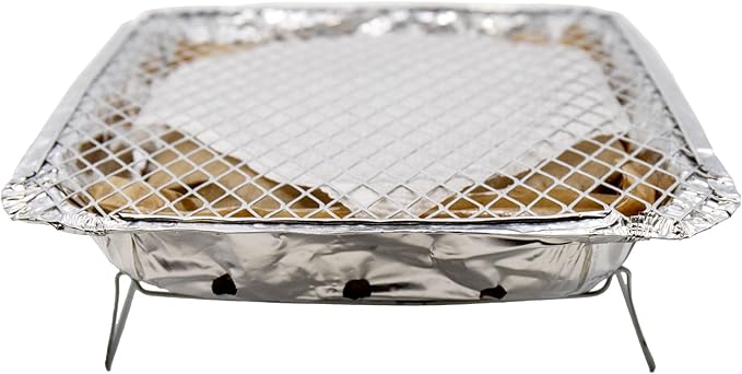 Disposable Grill, Portable BBQ for Disaster Prepper, Camping, Tailgating & Outdoor Adventures: Penny Grill Disposable Charcoal Grills - Hassle-free, Eco-Friendly Grilling experience wherever you go!