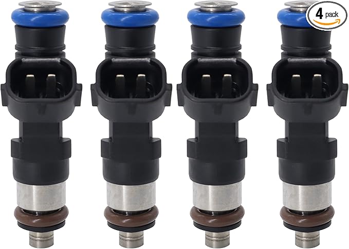 HiSport Fuel Injector 0280158130 Compatible with Nissan Altima 2007-2013,Rogue Select 2014-2015,Sentra 2007-2012,Rogue 2008-2013 2.5L 4PCS