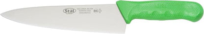 Winco 8" Green Chef's Commercial-Grade Knife | Razor sharp, Restaurant service, Great for Meat Prep, Vegetable Prep, Bread Service and Kitchen Prep