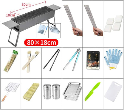 Oven Household Charcoal Barbecue Grill Full Set of Outdoor Barbecue Racks Outdoor Carbon Grill Grills appliances