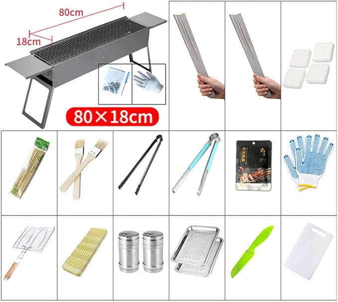 Oven Household Charcoal Barbecue Grill Full Set of Outdoor Barbecue Racks Outdoor Carbon Grill Grills appliances