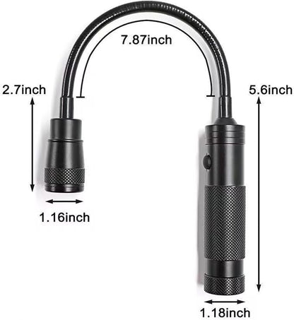 Portable Battery Power LED Work Light for Camping Hiking and Barbecue Feature Strong Base and Flexible Neck Car Light