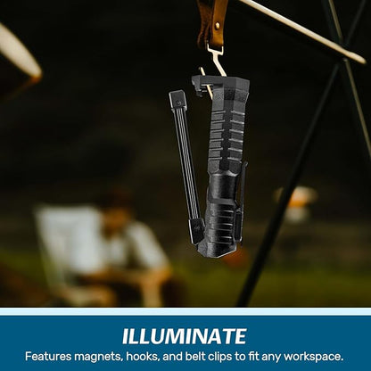 ARGENDON Accessory Package. Extension Cord Organizer for House and Yard. Portable LED Worklight for Automotive, Mechanic, and Grill. Timers are Used for Fish Tanks, Fans, and Lights.