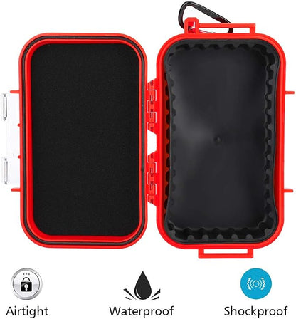 Waterproof Storage Box, Durable Shockproof Airtight Waterproof Case with Removable Rubber Pads for Outdoor Camping Boating Survival Gear