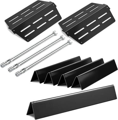 62752 Grill Burner 7620 7621 Flavorizer Bars 65505 Heat Deflectors Replacement Parts for Weber Genesis Grill Parts 300 Series with Front Control E-310 E-320 E-330 S-310 S320 S-330 EP-310 EP-320 EP-330