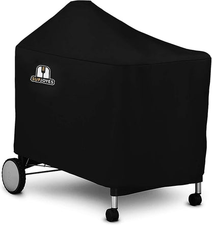 Grill Cover for Weber Performer Deluxe Charcoal, 22 Inch BBQ Covers, Heavy Duty Waterproof Accessories for Weber Performer Charcoal