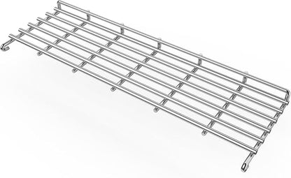 Uniflasy Stainless Steel Warming Rack Compatible with Weber Genesis II 300 Series, Replacement Upper Grill Rack for E-310 E-315 E-330 E-335 S-310 S-335 Gas Grills, Replaces 66044