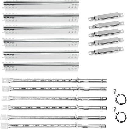 Grill Replacement Parts for Charbroil Performance 6 Burner 463244819 463238218 463276517 463276617, G470-5200-W1 Burner G470-0004-W1A Heat Plate for 5 Burner 463347519, 4 Burner 463347017 463342119