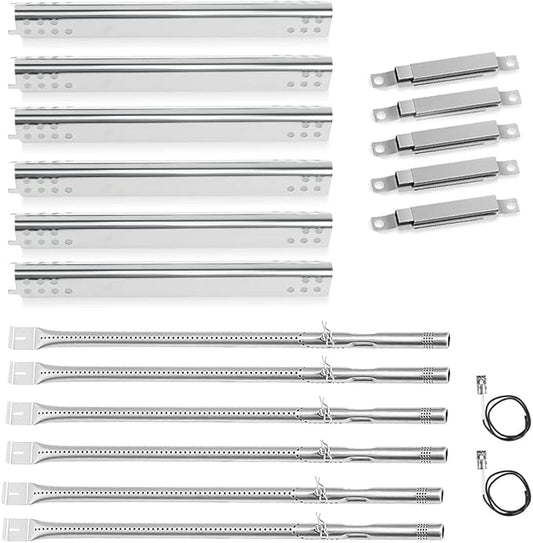 Grill Replacement Parts for Charbroil Performance 6 Burner 463244819 463238218 463276517 463276617, G470-5200-W1 Burner G470-0004-W1A Heat Plate for 5 Burner 463347519, 4 Burner 463347017 463342119