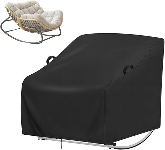 Cover for Rocking Chair,Covers Compatible with Porch Rocking Chairs,Patio Rocker Shield for Porch,Patio,Balcony(Custom Size,1-Pc)