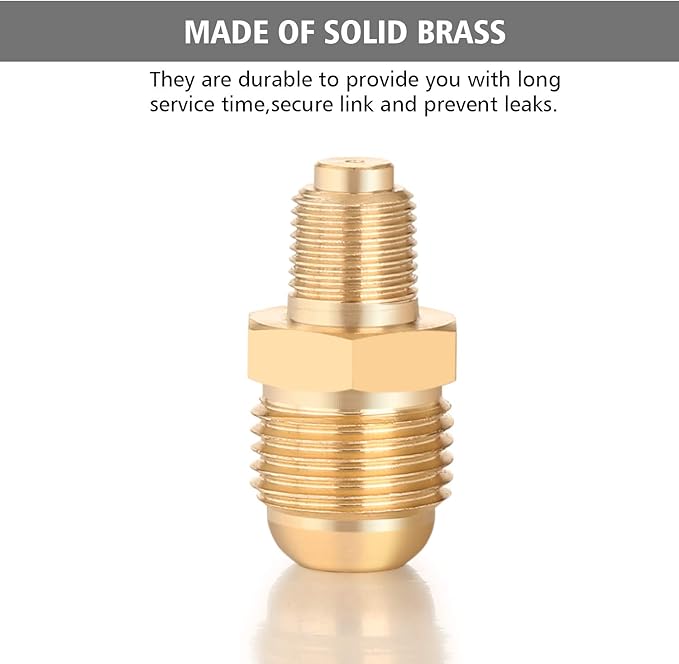 WADEO High Pressure Cast-Iron Propane Burner Head with Brass Fitting for Turkey Fryer Burners