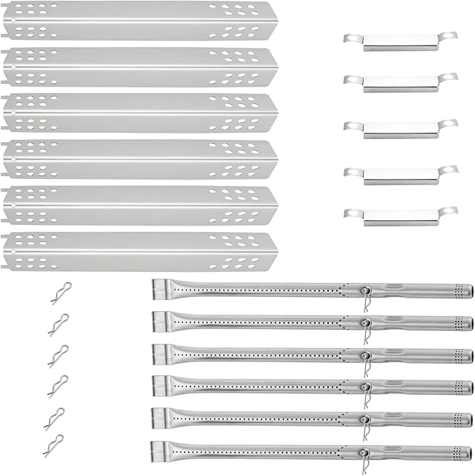 463245917 G470-0004-W1A Heat Tent G470-5200-W1 6 Burner Grill Replacement Parts for Charbroil Grill Parts 466245917 G470-0004-W1 G321-4C00-W1 G432-001D-W1 Crossover Tube Performance 6 Burner Parts