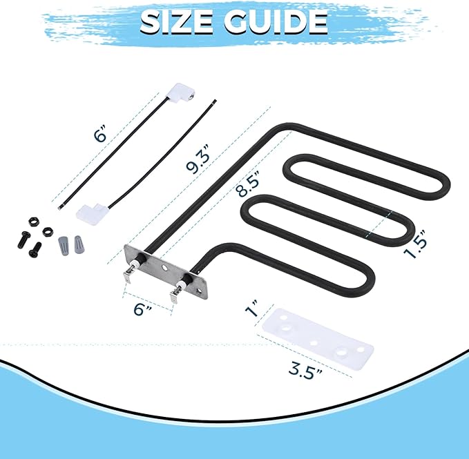 1200 Watts Smoker Heating Element Kit Replacement for Masterbuilt 40" Digital Electric Smokers, Replace 9907090039