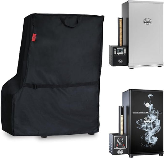 Smoker Cover Fits Bradley Smoker BS611 & BTDS76P 4-Rack Outdoor Natrual Draft Digital Vertical Smoker(Compared to Bradley 990025), Cover Geny Heavy Duty Waterproof Outdoor Cover (26"W x 20"D x 35"H)