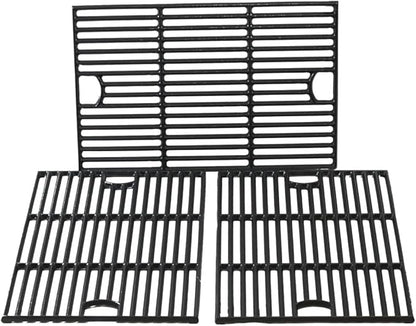 17 Inch Cast Iron Grill Grates for Nexgrill 6 Burner 720-0896 720-0896B 720-0896X, 17" Grill Grates for Nexgrill Deluxe 6 Burner Grill Replacement Parts 720-0896E 720-0898 720-0896C 720-0896CP