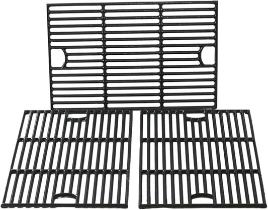 17 Inch Cast Iron Grill Grates for Nexgrill 6 Burner 720-0896 720-0896B 720-0896X, 17" Grill Grates for Nexgrill Deluxe 6 Burner Grill Replacement Parts 720-0896E 720-0898 720-0896C 720-0896CP