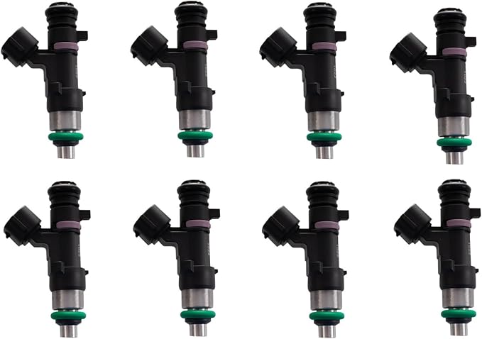 TRQ Fuel Injector Set | For 2004-2010 Infiniti QX56 2005-2015 Nissan Armada 2012-2017 NV2500 2012-2019 NV3500 2008-2012 Pathfinder 2004-2015 Titan