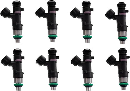 TRQ Fuel Injector Set | For 2004-2010 Infiniti QX56 2005-2015 Nissan Armada 2012-2017 NV2500 2012-2019 NV3500 2008-2012 Pathfinder 2004-2015 Titan