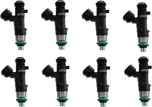 TRQ Fuel Injector Set | For 2004-2010 Infiniti QX56 2005-2015 Nissan Armada 2012-2017 NV2500 2012-2019 NV3500 2008-2012 Pathfinder 2004-2015 Titan
