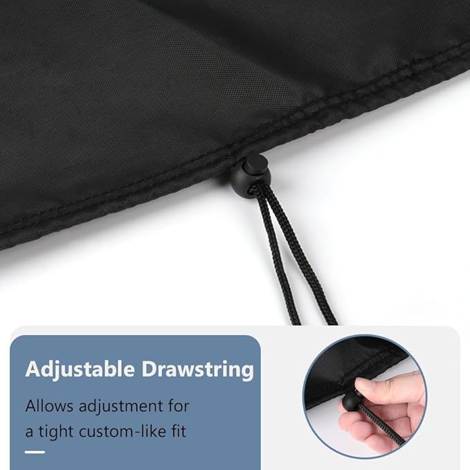 BBQ Grill Cover for GE Profile Indoor Pellet Smoker, Waterproof 600D Outdoor Smoker Covers Electric Grills Covers - 17" W x 20.5" D x 16" H