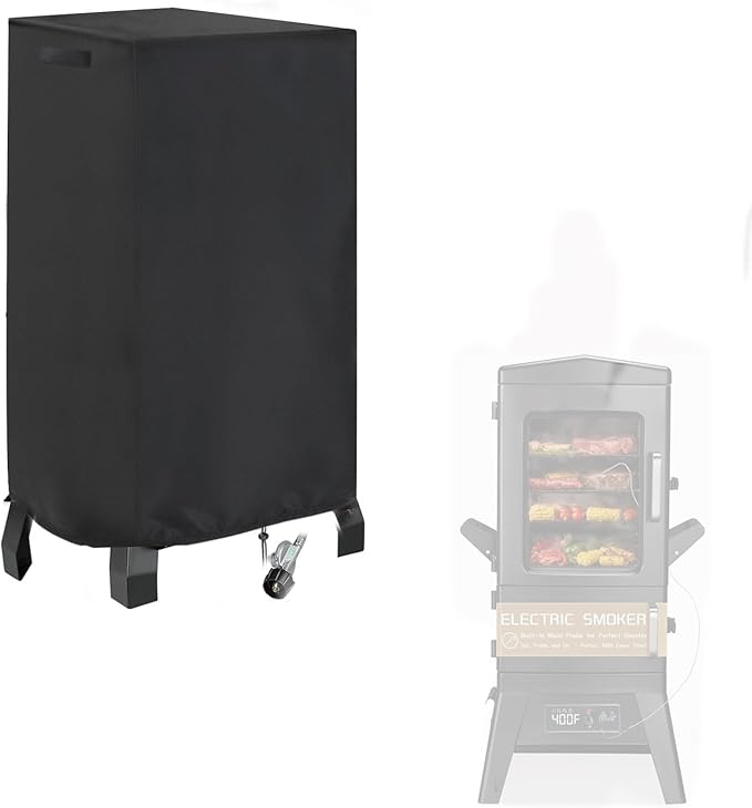 Smoker Cover Fit for Maison BACKYARDS Smoker Grill | Large Vertical Electric Smoker Cover Waterproof Outdoor Grill Smoker Covers -19" D x 23" W x 45" H