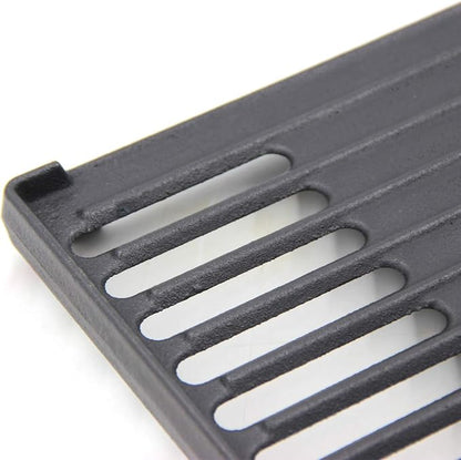 Hongso Matte Cast Iron Cooking Grate for Coleman Roadtrip Swaptop Grills LX LXE LXX, Non-Stick Camping Grill Grid, Half Grate of Coleman Roadtrip Parts, PCB012