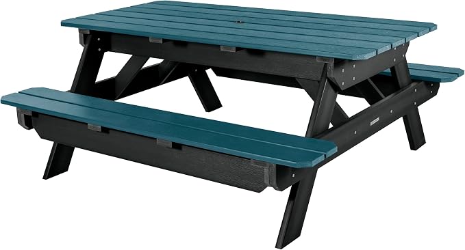 Highwood Hometown Picnic Table, 6 Foot, Shale