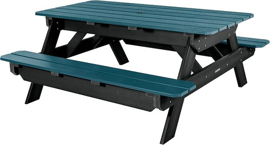 Highwood Hometown Picnic Table, 6 Foot, Shale