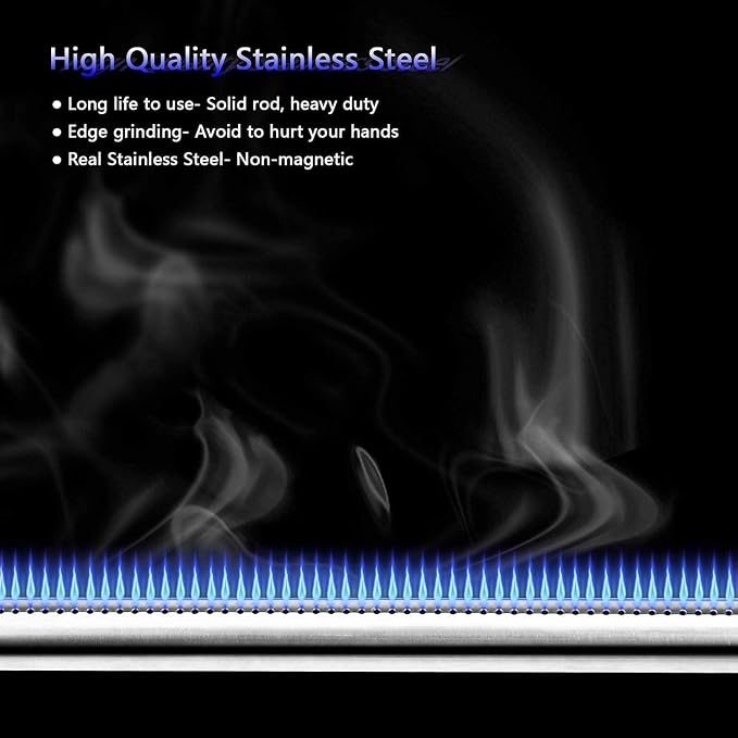 Grill Parts Kit for Char-Broil Performance 5 Burner, Stainless Steel | 5 Burners + 5 Heat Plates + 4 Crossover Tubes, Fits Char-Broil 463347519, 463243518, 463275717, Rust-proof, Even Heat