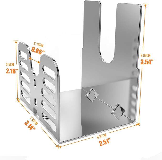 Onlyfire Universal Barbecue Grill Stainless Steel Rotisserie Motor Bracket