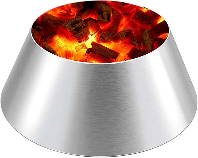 Uniflasy BBQ Whirlpool for Weber Kettle 22, 26.75 Inches WSM Weber Smokey Mountain for Big Green Egg XL Kamado Cone Kettle Charcoal Grill Accessories for Weber Master Touch 22