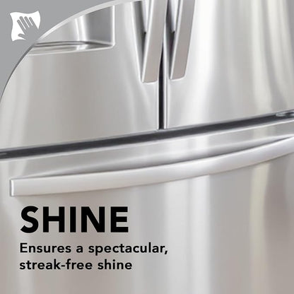 Weiman Stainless Steel Cleaner & Polish, 12 Pack, Anti Fingerprint Spray, Water Spots & Grease, No Streaks or Residue, Safe for Metal Polish, Chrome, Appliances, Fridge, Sinks & Grills