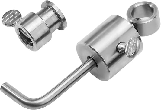 Stainless Steel Grill Rotisserie Spit Balance Kit, Grill Spit Rod Counter Balance For Rotisserie Accessories Balancing Tool BBQ Oven Balance Skewer Rotisserie Rod Limiter