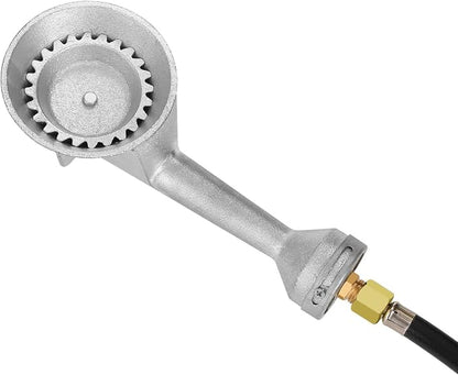 WADEO High Pressure Cast-Iron Propane Burner Head with Brass Fitting for Turkey Fryer Burners