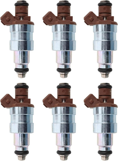 TRQ Fuel Injector Set | For 1991-1993 Jeep Cherokee 1991-1992 Comanche Wrangler