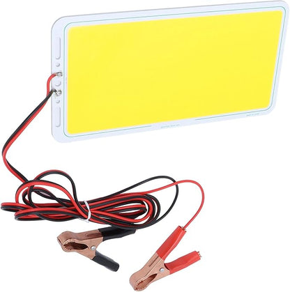COB LED Panel Light, 70W 7000LM Bright 12V Light Source for Camping Tent Warm White Aluminum Board 220x112mm 1 Pack