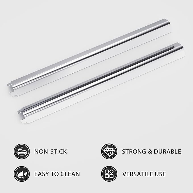 Uniflasy Grill Parts for Charbroil Performance 2-Burner 463630021 463655021 463655421 463655621,for Charbroil 4-Burner 463365021 463448021 Grill Burner Tube Heat Plates Shield Crossover Tube Igniter