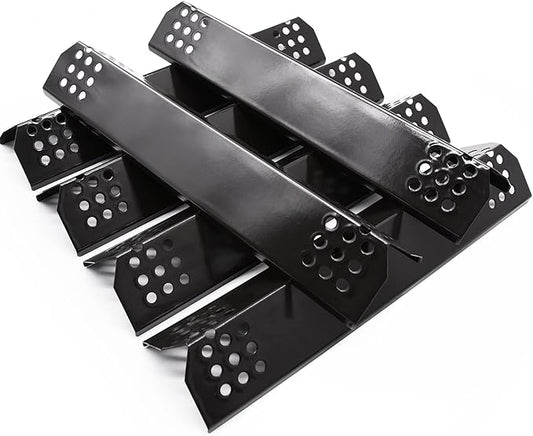 Set of 6 Flame Tamers for Nexgrill 720-0896B, 720-0896, 720-0882A, 720-0783E Grill Replacement Parts, Heat Plate Shields Replacement for Grill Master 720-0737, 720-0697, Nexgrill 720-0925, 720-0896C