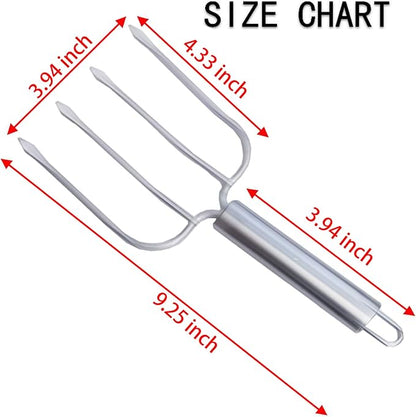 Stainless Steel Turkey Baster and Poultry Lifters fork Set of 2. Food grade stainless steel and BPA-Free Silicone. Dishwasher-Safe