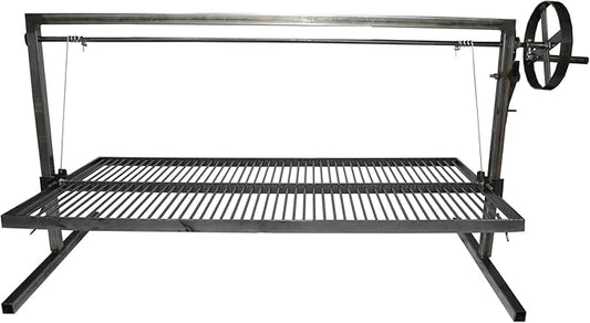 Iron Argentinian Style Santa Maria Grill- Size : 100 x 50 cm (40 x 20 in) Cod 1 (Santa Maria Grill + Brasier)