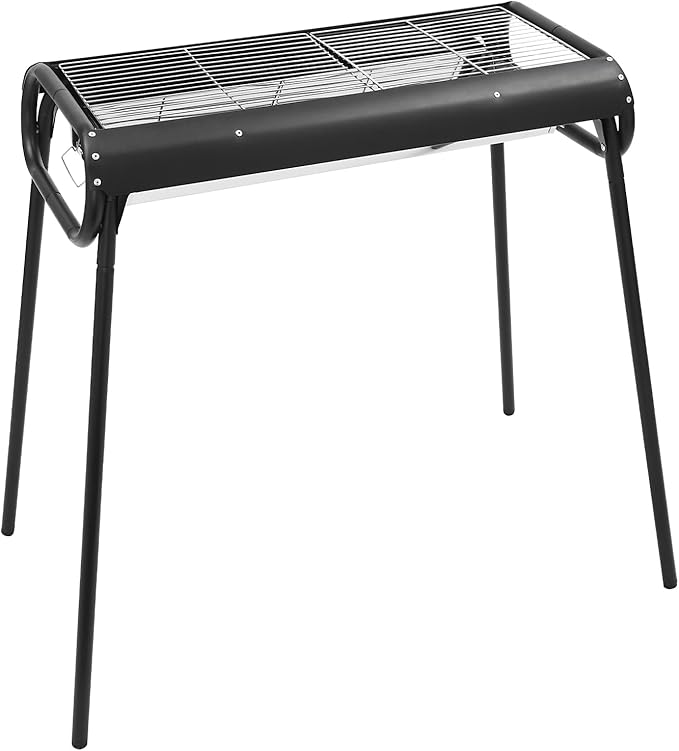 Portable Charcoal Grill, Free Standing Detachable Outdoor Barbecue Grill with Pull-Out Charcoal Slot and Storage Bag, Outdoor Charcoal Barbecue Grill for Garden Backyard Party Picnic Travel