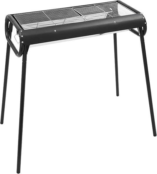 Portable Charcoal Grill, Free Standing Detachable Outdoor Barbecue Grill with Pull-Out Charcoal Slot and Storage Bag, Outdoor Charcoal Barbecue Grill for Garden Backyard Party Picnic Travel