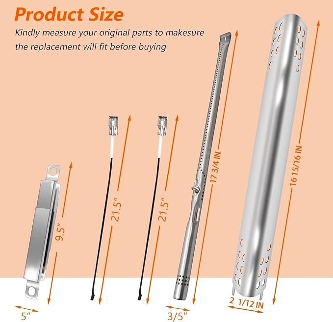 Grill Parts for Char-Broil Performance 4 Burner Grill 463342119, 463332718, 463347017, 463335517, 463376419, Char-Broil 463342119 Replacement Parts, Char-Broil 463332718